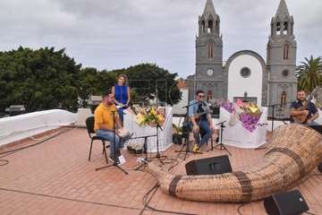 Viva Canarias graba su primer programa en Telde (Foto Francisco Javier Santana)